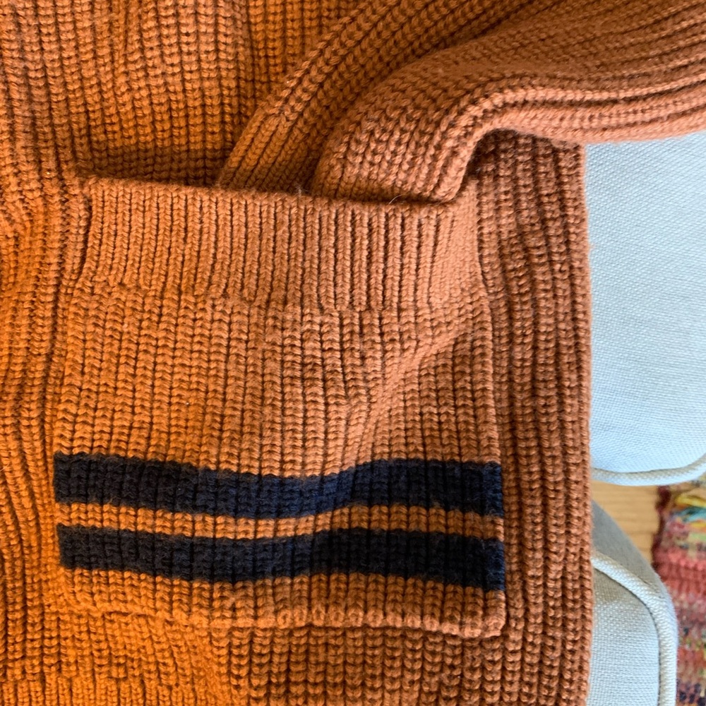 Black Label Women's Cardigan - Rust - Picture 3 of 5